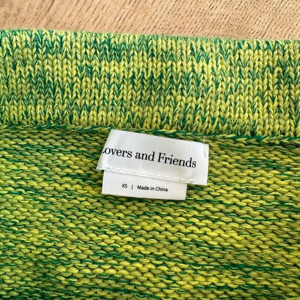 Lovers and Friends - Genia Ombre Cardigan and Skirt Matching Set in Green - Picture 4 of 7